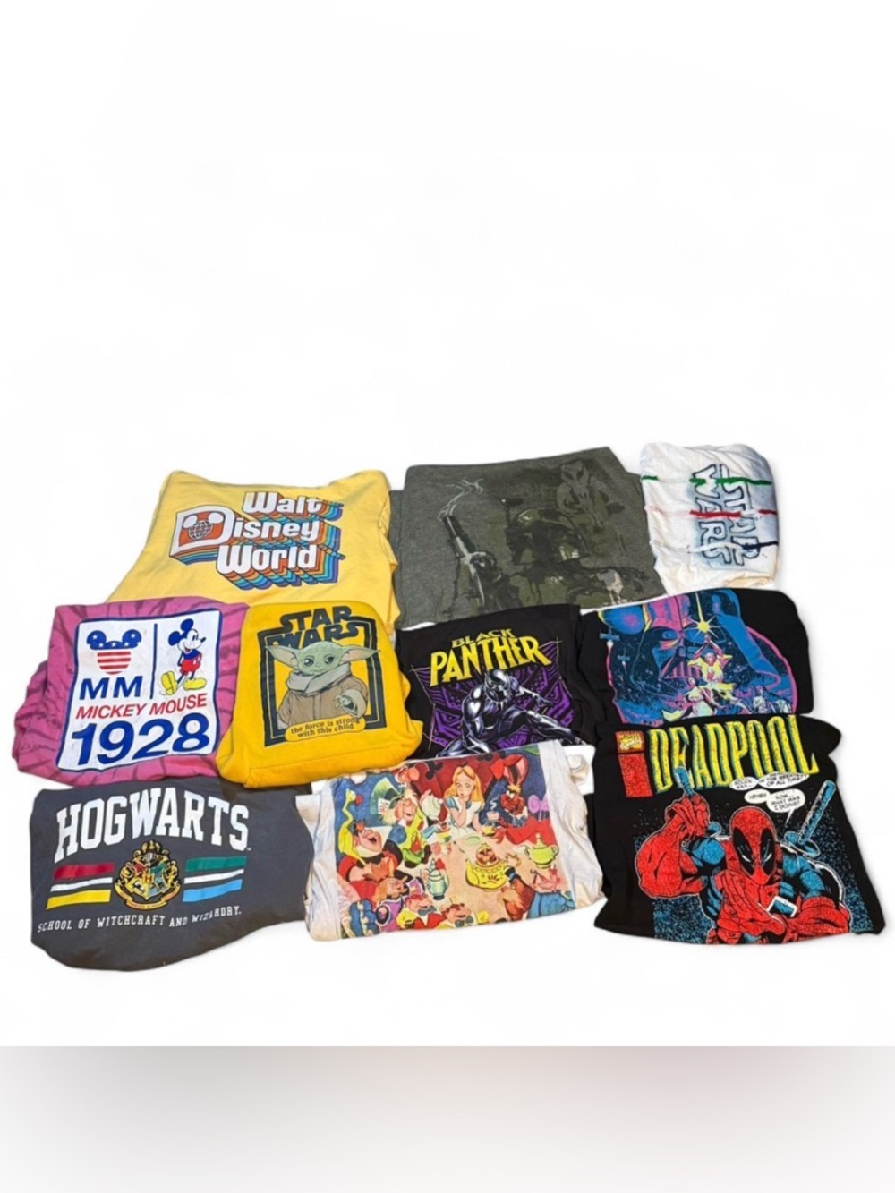 Mixed Disney\Marvel Merchandise Bundle Lot for collectors and major fans